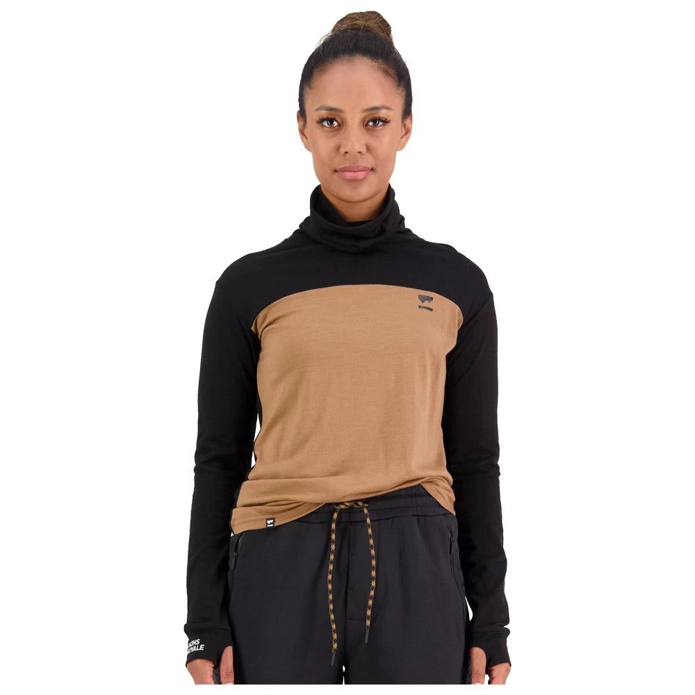 Sous-vêtement Technique Mons Royale Europe W's Yotei High Neck Black Tofee 3 Sous-vêtement Technique Mons Royale Europe W's Yotei High Neck Black Tofee – Image 3