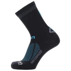 Chaussettes Uyn Waterproof Socks Black Turquoise