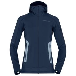Polaire Norrona Falketind Power Grid Hood W's Indigo Night
