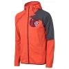 Polaire Ternua Rakker Hood Jkt M Orange Red/Whales Grey