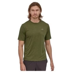 Tee-shirt Patagonia M's Cap Cool Daily Graphic MTB Crest : Palo Green X-Dye -MontBlanc Wear Magasin 3f60ae0d6eaf688b991586af169b22d0e35f7ccb E22PATATEH2207055 4