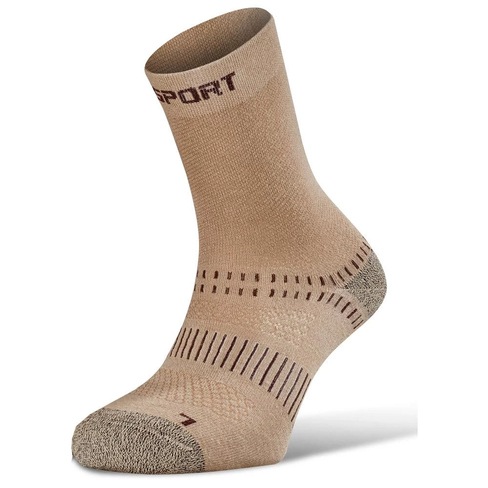 Chaussettes Bv Sport Double Evo Beige 1 Chaussettes Bv Sport Double Evo Beige