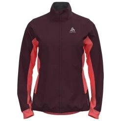 Veste Nordique Odlo Brensholmen Wmn Jkt Siesta/Winetasting