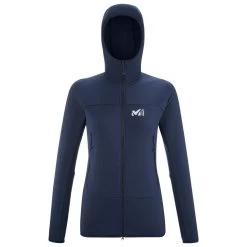 Polaire Millet Fusion Grid Hoodie W Saphir