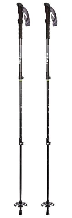 Bâton Nitro Telescoping Poles Black-Grey-Green