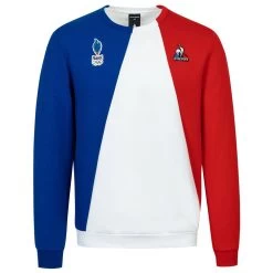 Sweat Le Coq Sportif EFRO 22 Crew Sweat Jr N°1 N.O.W/Blue Electro/Red Electro