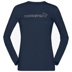 Sous-vêtement Technique Norrona Falketind Equaliser Merino Round Neck W's Indigo Night
