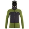 Polaire Millet Fusion Grid Hoodie Fern Noir