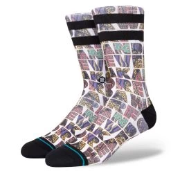 Chaussettes Stance Crew Sock Wakanda Forever White
