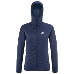 Polaire Millet M White Primaloft Hoodie W Saphir