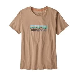 Tee-shirt Patagonia Pastel P-6 Logo Organic Crew Pampas Tan