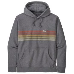 Sweat Patagonia M's Line Logo Ridge Stripe Uprisal Hoody Gravel Heather