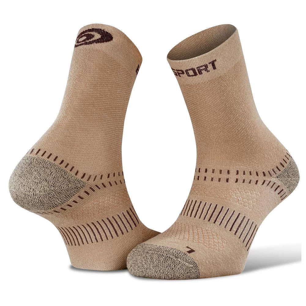 Chaussettes Bv Sport Double Evo Beige 3 Chaussettes Bv Sport Double Evo Beige – Image 3