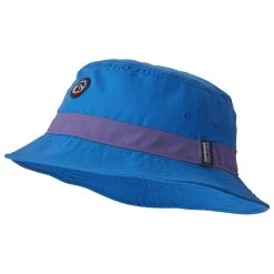 Bob Patagonia Wavefarer Bucket Hat Fitz Roy Icon Bayou Blue