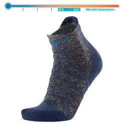 Chaussettes Therm-Ic Trekking Ultra Cool Linen Ankle Grey Navy