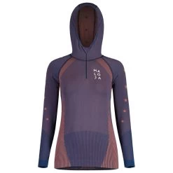 Combinaison Nordique Haut Maloja BlaumeiseM Shirt Midnight