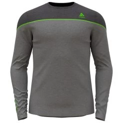 Sous-vêtement Technique Odlo Revelstoke PW 150 BL Top Crew Neck LS Odlo Graphite Grey Melange