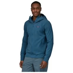 Polaire Patagonia M R1 Techface Hoody Wavy Blue -MontBlanc Wear Magasin cf60c60d492a410027785eec7bea4f6108d86266 E23PATATTH3357222 4