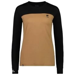 Sous-vêtement Technique Mons Royale Europe W's Yotei Ls Black Toffee