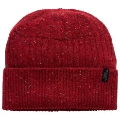 Bonnet Black Diamond Mixed Rib Beanie Dark Crimson