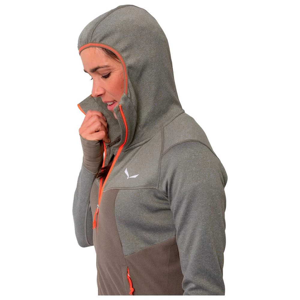 Polaire Salewa Puez Hybrid Polarlite W Bungee Cord Melange 2 Polaire Salewa Puez Hybrid Polarlite W Bungee Cord Melange – Image 2