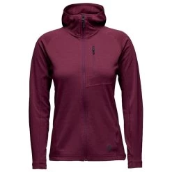 Polaire Black Diamond W Coefficient Fleece Hoody Blackberry
